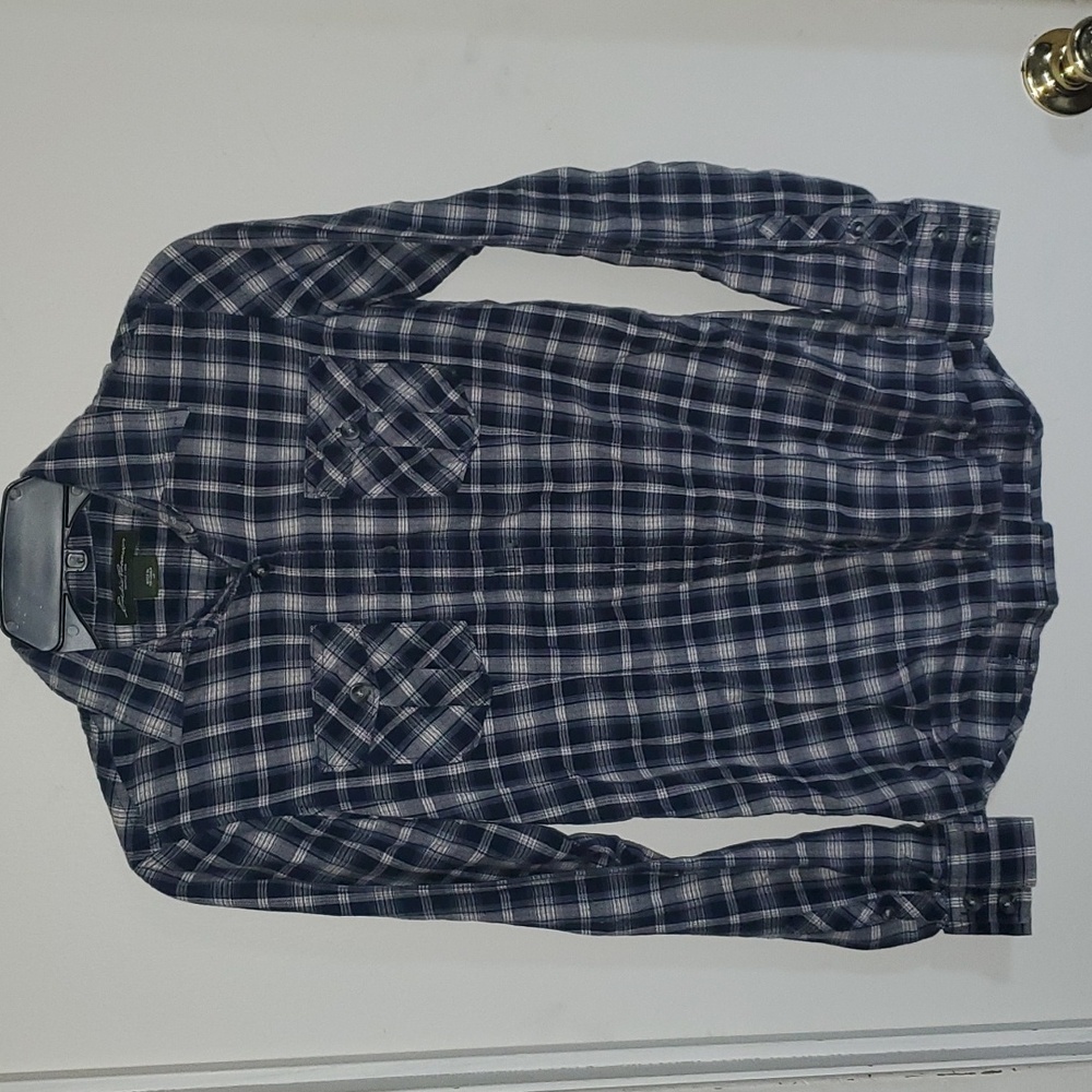 Eddie Bauer plaid shirt